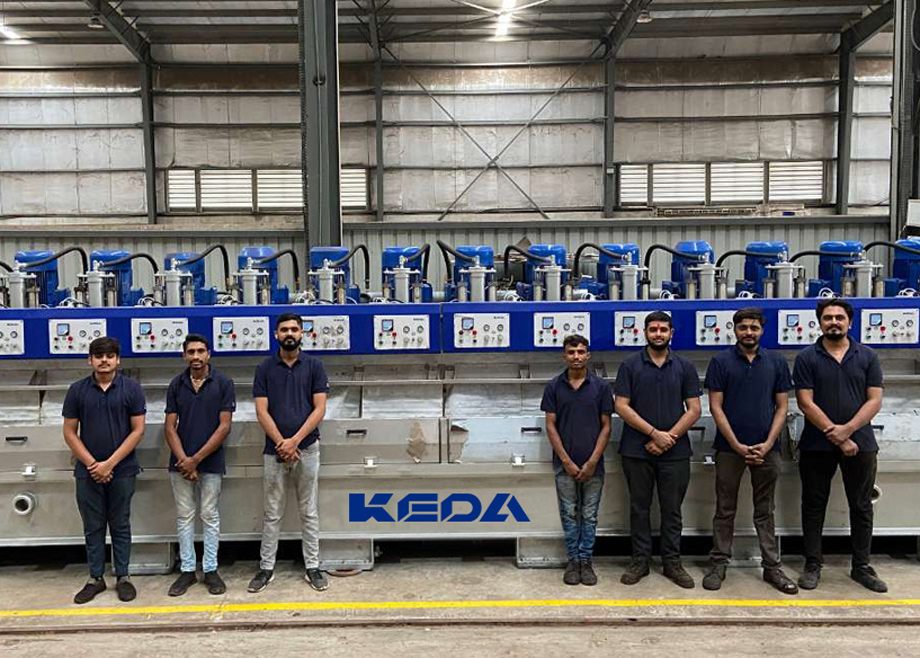 服務(wù)化｜“全球化”再上新臺階！科達(dá)印度首臺由本土員工維修改造的拋光機(jī)交付客戶使用